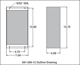 outline drawing 091-206-12